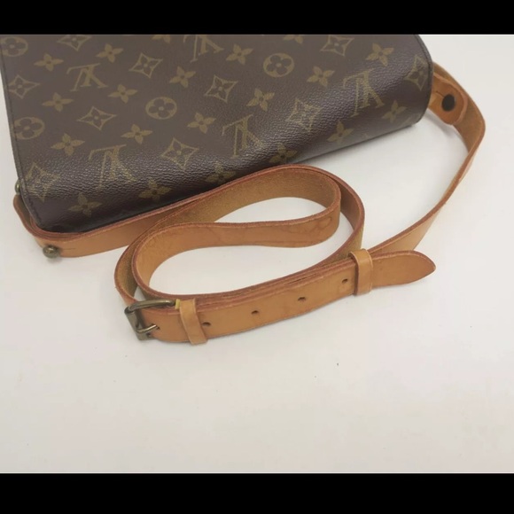 LOUIS VUITTON Cartouchiere GM Monogram  Crossbody Shoulder Bag Vintage - Picture 6 of 16